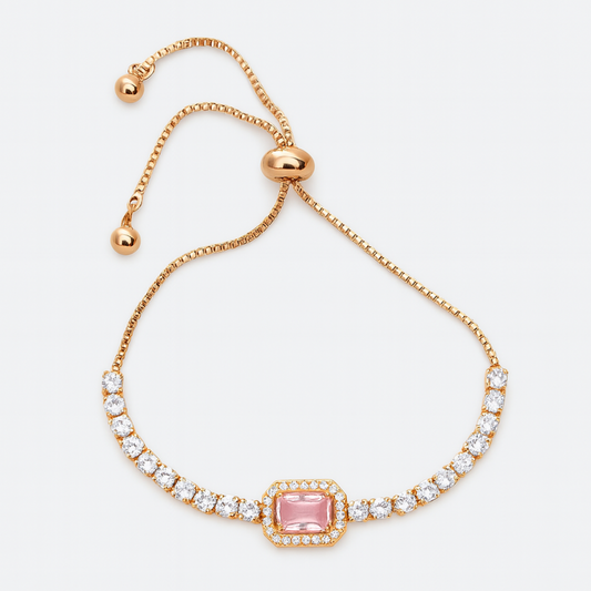 Kaloge Rose Gold Matrix Sterling Silver Bracelet