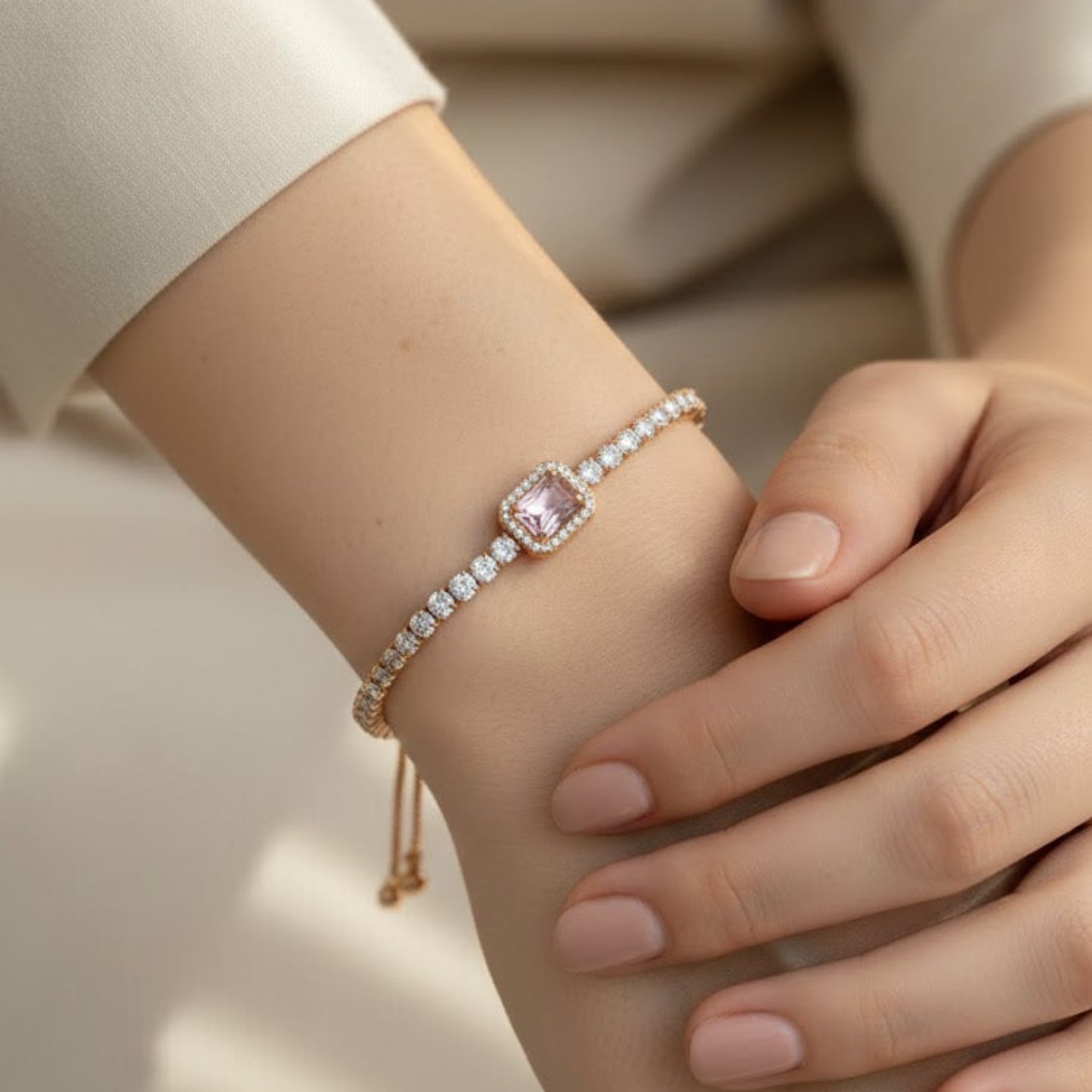 Kaloge Rose Gold Matrix Sterling Silver Bracelet