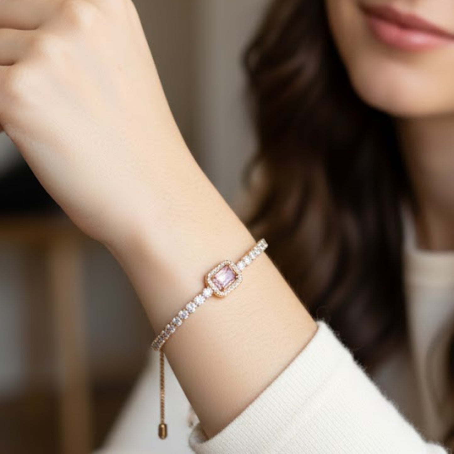 Kaloge Rose Gold Matrix Sterling Silver Bracelet